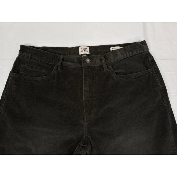 Flint and Tinder Huckberry 365 Corduroy Pants Men’s 34x32 Green 5 Pocket Stretch - Picture 2 of 12